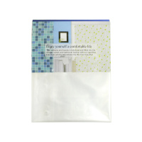 GreenTime Штора для ванной Прозрачная 15 мкм 180х180 см
