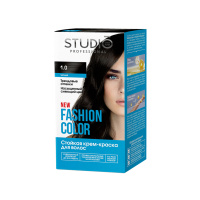 Studio professional Крем-краска для волос Fashion Color тон 1.0 черный 115 мл