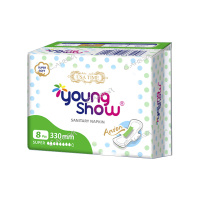 Young Show Гигиенические прокладки USA time ночные удлиненные с анионовым чипом 33 см 6 штук