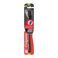 Colgate Зубная щетка 360 Древесный уголь средней жесткости