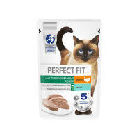 Perfect Fit Корм влажный для стерилизованных кошек Паштет с индейкой 75 г