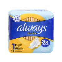 Always Прокладки гигиенические Ultra Light 10 шт