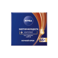 Nivea Энергия Молодости крем д/лица контуринг 50 мл ноч.п/морщин д/в тип.кожи 65+ SPF-30 банка 1шт /