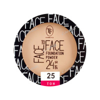 TF Cosmetics Пудра компактная Face To Face тон 25 золотистый бежевый 13 г