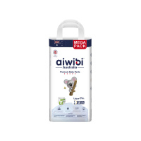 Aiwibi Подгузники-трусики детские Premium р.L (9-14 кг) 58 шт