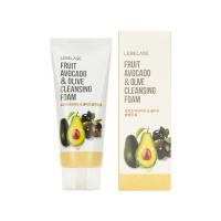 Lebelage Пенка для умывания Fruit Avocado & Olive Cleansing Foam с авокадо и оливой 100 мл