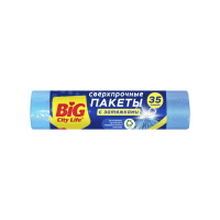 Big City Life Пакеты для мусора с затяжками LD Сверхпрочные 35 л 15 шт