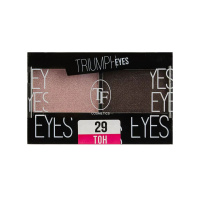 TF Cosmetics Тени для век Eyes компактные двухцветные тон 29 пыльный розовый и шоколад 5 г