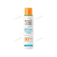 Garnier Солнцезащитный сухой спрей Ambre Solaire Эксперт Защита гипоаллергенный, SPF 50, 150 мл