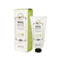 Jigott Snail Moisture крем д/ног 100 мл питан.,увлажн. д/в тип.кожи экст.улитки,ментол туба 1шт / 10