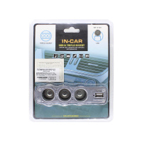 GreenTime Разветвитель гнезда прикуривания USB, 3 гнезда