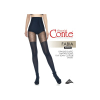 Conte Elegant Женские колготки фантазийные Fabia 50 den nero размер S