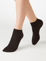 Minimi Женские носки Cotone 1201 укороченные черные р.35-38 1 пара