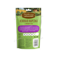 Деревенские лакомства Лакомство для собак мини-пород Нежная нарезка с мясом гуся 55 г