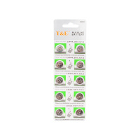 T&E Батарейки алкалиновые 1,55V тип LR1130 10 шт