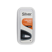 Silver Губка для обуви Придающая блеск Широкая Черный
