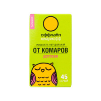 Комарофф Оффлайн Жидкость для фумигатора детская Бережно 45 ночей 30 мл