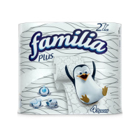 Familia Туалетная бумага Plus двухслойная 4 шт