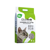 Clean+ Наполнитель бентонитовый для кошачьего туалета с ароматом яблока 5 л