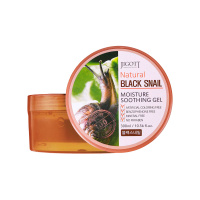 Jigott Гель для тела и лица Black Snail soothing gel с муцином черной улитки 300 г