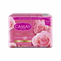 Camay Мыло туалетное French Romantique Алые розы 4х75 г