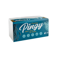 Pingy Бумажные полотенца двухслойные белые 22,5x20 см 100 шт