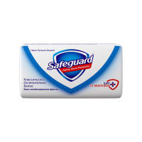 Safeguard Мыло антибактериальное Классическое ослепительно белое 90гр.