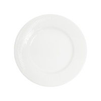 Тарелка десертная керамическая White с точками 19 см