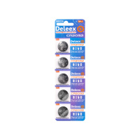 Deleex Батарейки литиевые 3V тип CR2032 5 шт