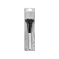 Кисть для макияжа круглая Silver 18 см