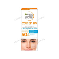 Garnier Флюид увлажняющий солнцезащитный Ambre Solaire с гиалуроновой кислотой SPF-50+, 40 мл