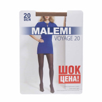 Malemi Женские колготки с шортиками Voyage 20 den Nero размер S