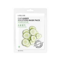 Lebelage Тканевая маска для лица Cucumber Solution с экстрактом огурца 25 г
