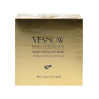 Yesnow Gold маска д/лица гидрогел. 80 гр. эласт. д/обл.вокр.глаз част.золота (30пар) банка 1шт / 96ш