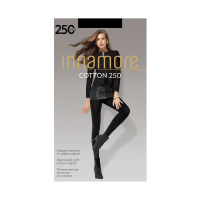 Innamore Женские колготки Cotton 250 den Nero размер M