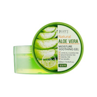 Jigott Гель для тела и лица Aloe soothing gel 100% с соком алоэ 300 г