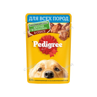 Pedigree Корм влажный для взрослых собак Кролик и Индейка 85 гр