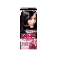 Garnier Крем-краска для волос Color Sensation тон 1.00 Драгоценный черный агат 110 мл