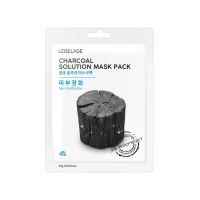 Lebelage Тканевая маска для лица Charcoal Solution с экстрактом угля 25 г