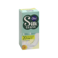 Ola Прокладки ежедневные удлиненные Silk Sense, аромат Ромашка, 20 шт
