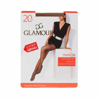 Glamour Женские колготки с шортиками Tiamo 20 den Nero размер XL