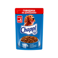 Chappi Корм влажный для собак Говядина по-домашнему 85 г