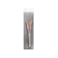 Кисть для макияжа круглая Pink 18 см