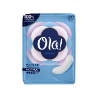 Ola Прокладки гигиенические Classic Normal, мягкая повехность 20 шт