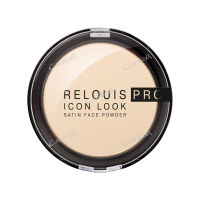 Relouis PRO Icon Look Satin Face Powder пудра компактная 9г бледно бежевый т.00 / шт / РБ765-18 / 02