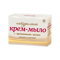 Невская Косметика Крем-мыло с протеинами шелка Натуральное 4х100 г