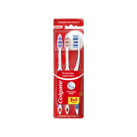 Colgate Зубная щетка Классика здоровья средней жесткости 3 шт