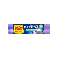 Big City Life Пакеты для мусора с затяжками HD 35 л 15 шт