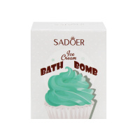 OBO Sadoer Ice cream бело-синяя средство д/ванны бомбочка 100гр. 1шт / 144шт / SD12877 / 812877