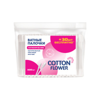 Cotton Flower Ватные палочки, 300 шт